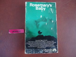 Rosemary’s Baby Rare Beta Not Vhs Horror Oop Betamax