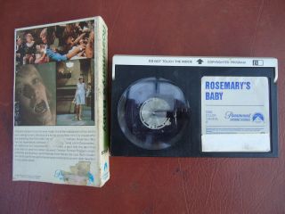 ROSEMARY’S BABY RARE BETA NOT VHS HORROR OOP BETAMAX 3