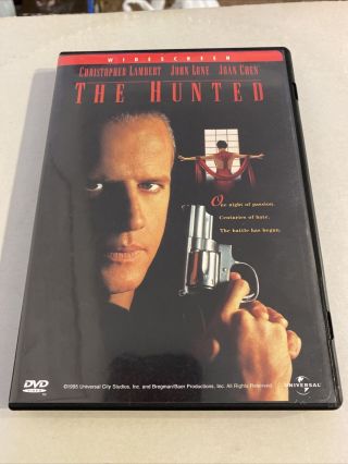 The Hunted Dvd Rare Oop Christopher Lambert With Insert