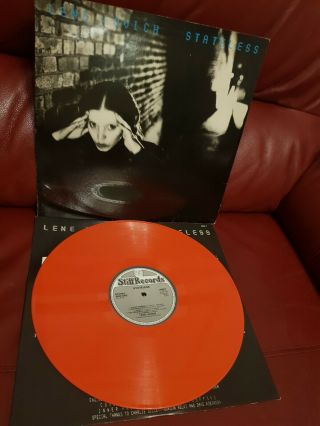Lene Lovich Stateless Vinyl Lp Rare Red Vinyl