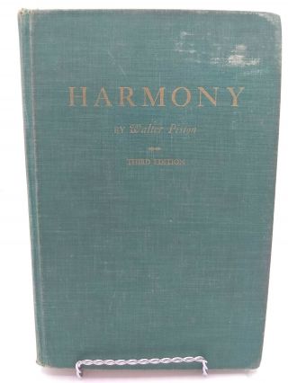 Harmony By Walter Piston Rare 3rd.  Edition Hardcover