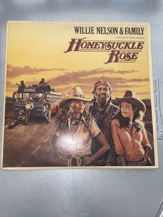 Willie Nelson & Family Honeysuckle Rose Rare Vinyl Record Album Soundtrack