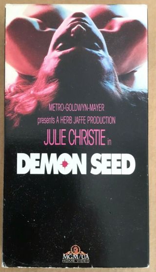 Demon Seed Video Vhs Vintage Rare Oop Cult Horror Sci - Fi Mgm Ua Julie Christie