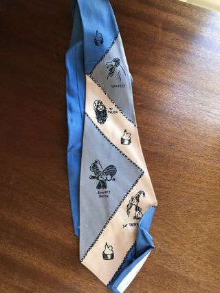 Rare Vintage Snuffy Smith Newspaper Comic Strip Character Neck Tie