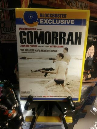 Gomorrah (dvd) 2008 Ifc Films - Rare Blockbuster Exclusive - Yellow Case Rare