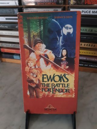 Star Wars Ewoks The Battle For Endor Vhs Rare/oop 1993 Wilford Brimley