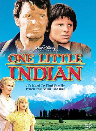 One Little Indian (dvd) Disney Jodie Foster Western,  & Rare Complete