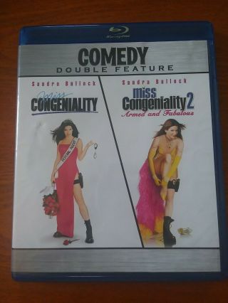 Miss Congeniality/miss Congeniality 2 (blu - Ray Disc,  2010) Rare Oop