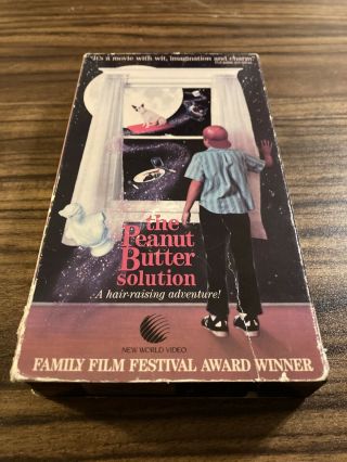 The Peanut Butter Solution Vhs Rare Classic