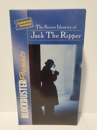 Rare Blockbuster Presents The Secret Identity Of Jack The Ripper Vhs