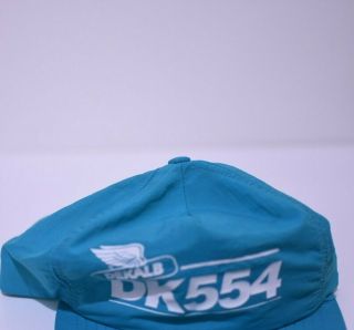 Rare Vintage USA Dekalb DK 554 Swingster Nylon Blue Trucker Hat Cap Farm 2