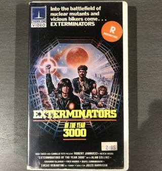 Exterminators Of The Year 3000 (vhs) 1983 Thorn Emi Clamshell Rare