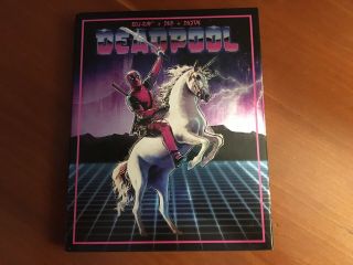 Deadpool (blu - Ray/dvd,  2016,  2 - Disc Set,  Rare Oop Slipcover)