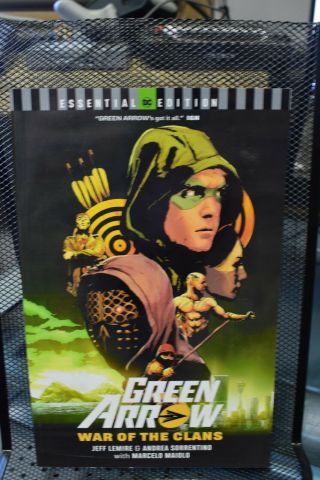 Dc Essential Edition Green Arrow War Of The Clans Deluxe Tpb Rare Oop J Lemire