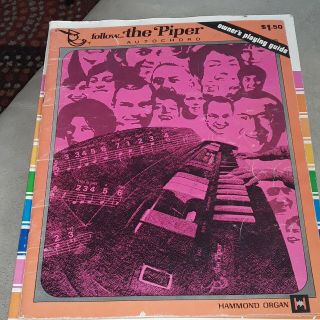 Very Rare Vtg Hammond Organ Follow The Piper Autochord Owners Playing Guide Book