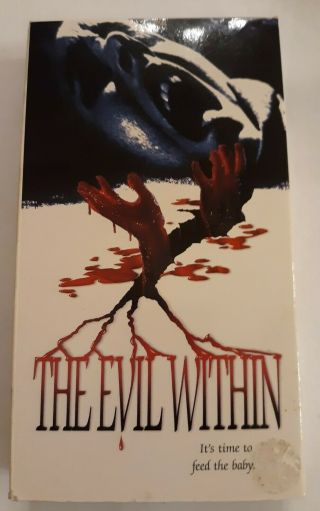 The Evil Within 1994 Vhs Rare Oop Horror Emmanuelle Escourrou Aka Baby Blood