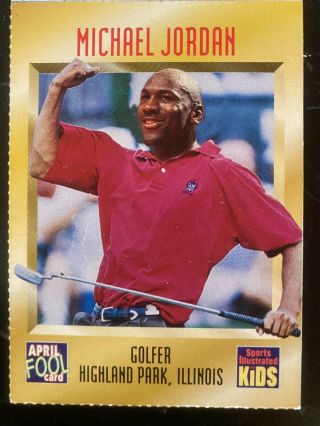 Sports Illustrated For Kids Michael Jordan 571 April Fool Card Rare Si For Kids