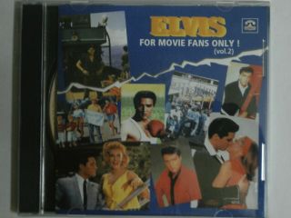 Elvis Presley Czech Republic Cd " Elvis - For Movie Fans Only Vol.  2 " (2000) Rare