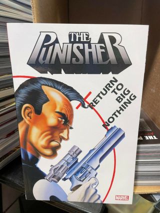 The Punisher Return To Big Nothing Marvel Epic Tpb Rare Frank Castle