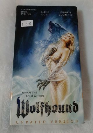 Wolfhound Vhs Horror Erotic Werewolf Rare Sov Unrated Concorde Video