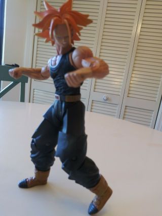 2003 Rare Dragon Ball Z Action Figure Jakks Pacific Saiyan Trunks Figurine