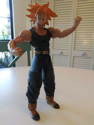 2003 Rare Dragon Ball Z Action Figure Jakks Pacific Saiyan Trunks Figurine 2