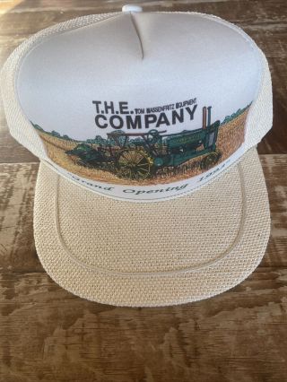 Vintage Mohr’s John Deere Tractor Dealer Advertisement Snap Back Hat Rare Farm