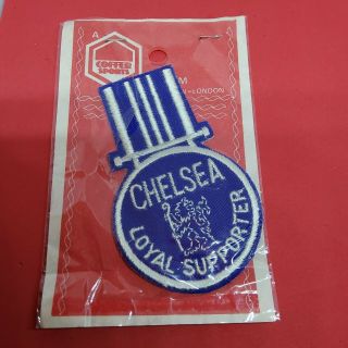 Rare Old Chelsea Football Club Patch Loyal Supporters Badge By Coffer Sports