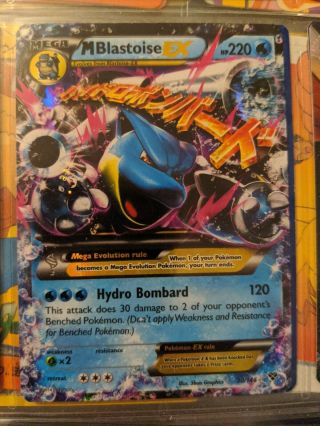 Pokémon M Mega Blastoise Ex 30/146 Rare Xy