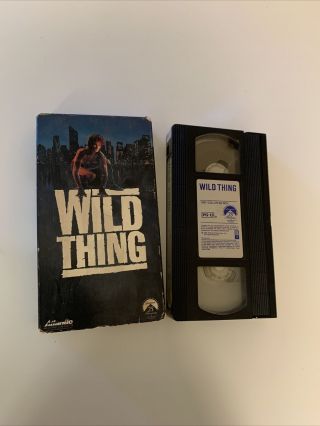 Wild Thing - Vhs 1987 - Sov Cult Rare Htf Oop Kathleen Quinlan 80s Action Horror