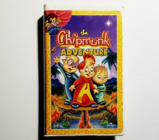 The Chipmunk Adventure (vhs,  1998,  Clamshell) Rare Oop 1987 Animated Alvin