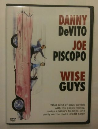 Wise Guys (dvd,  1986 Widescreen 91 Mins.  Rare Oop.  Rated R.  Danny Devito.