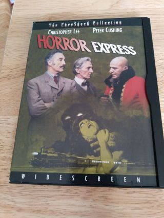 Horror Express - Rare Oop Image Entertainment Dvd Christopher Lee Peter Cushing