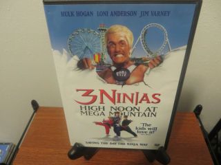 3 Ninjas - High Noon At Mega Mountain (dvd,  2001) Rare