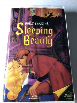 Sleeping Beauty Vhs Black Diamond Rare Walt Disney Classics Clamshell