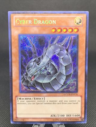 Yu - Gi - Oh Cyber Dragon Lcgx - En176 Secret Rare (h8)