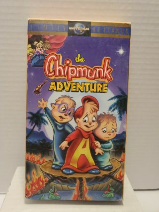 The Chipmunk Adventure 1987 Vhs Rare Oop - Bb23