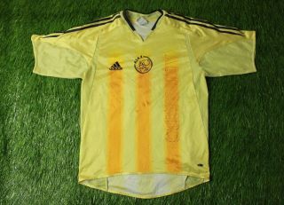 Ajax Amsterdam Holland 2004/2005 Rare Football Shirt Jersey Away Adidas