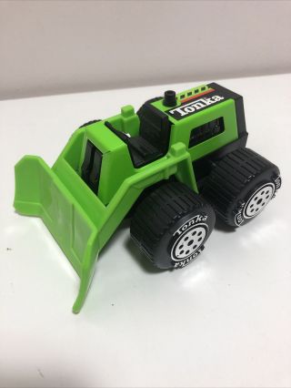 Rare Vintage Mini Tonka Bulldozer/digger Toy Green