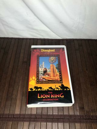 - Disneyland Presents The Lion King Celebration Vhs Rare