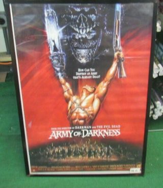 Army Of Darkness Poster 2009 Rare Vintage Collectible Oop