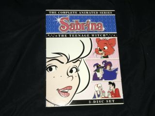 Sabrina The Teenage Witch The Complete Animated Series Dvd 3 Disc Set Rare Oop