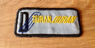 Vintage Duran Duran Rare 4  Iron - On Patch