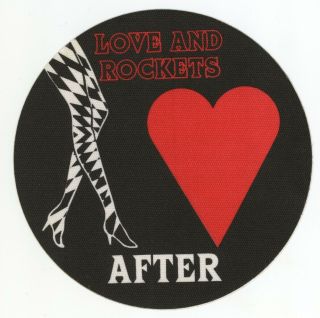 Rare Love And Rockets Black,  White,  Red After Show Backstage Pass