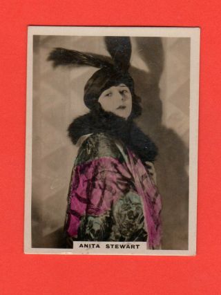 1920 45 Anita Stewart Bat Cinema Stars,  Set 5 Film Card Rare