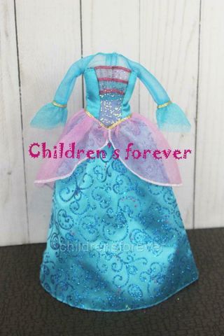 Barbie As The Island Princess Rosella Singing Doll Dress Only Collectors Rare