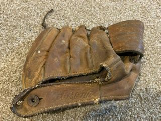 Vintage Nokona Baseball Glove - Cowhide Leather - Rare Right Hand Throw