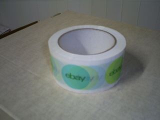2 " X 75 Yards Blue/green Holiday Official Ebay Brand Packaging Tape 1 Roll Rare