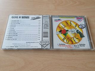 Guns N Roses Live Usa Rare Cd