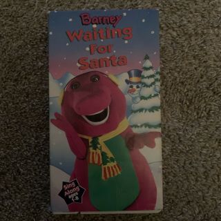 Barney: Waiting for Santa (VHS) RARE WHITE TAPE EDUCATIONAL 2